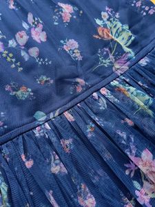 Floral Navy Blue Dress