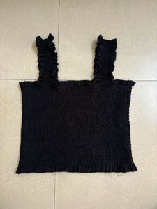 Smocked Crop Top