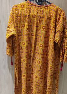 Orange Traditional Kurti