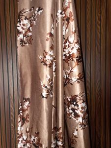 6ft Curtains Brown