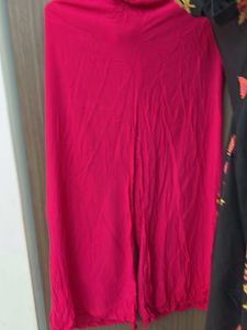 Pure 60-60 Cotton Designer Kurti Plazo Set