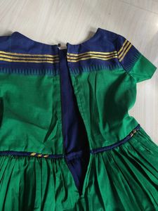 Elegant Green Ethnic Dress