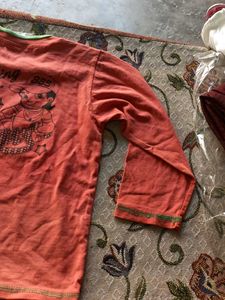 We Are Selling A T-shirt For Under 2 Years Child.