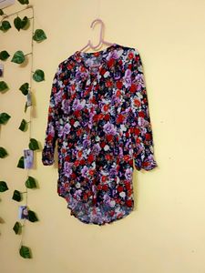 Floral Top For Womens|Size:XXL