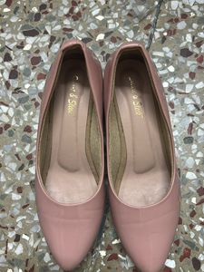 Rose Pink Heels For Casual Wear