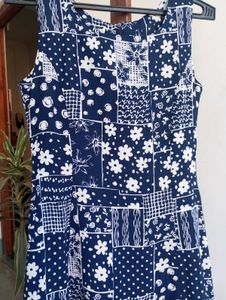 Patchwork Print Dress