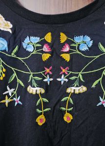 Black Designer Top