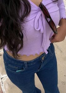 Lavender Crop Top