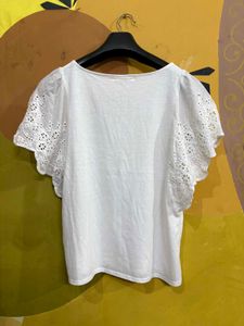 White Fril Top