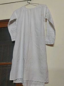 White Kurti Perfect Wear For Office