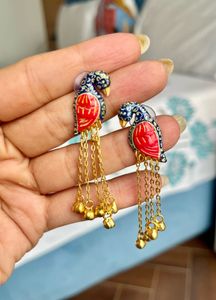 Parrot Dangle Earrings