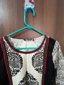 Black &amp; White Kurta