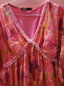 Zudio Pink Kurta Size S