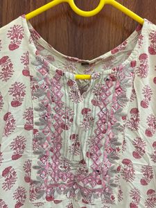 Floral Print Kurta