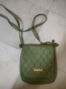 A Green Sling Bag