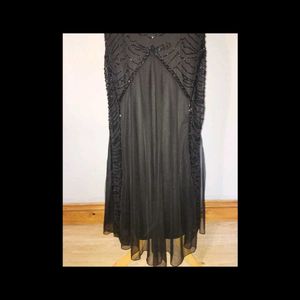 Elegant Black Cassino Gown