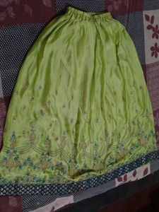 Teal Embellished Indian Dress