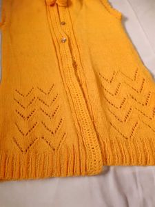 Handmade Knitted Sweater Vest Jacket Cardigans Kid