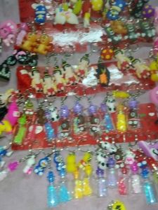 100 Plus Pieces In variety of Cute Keychains