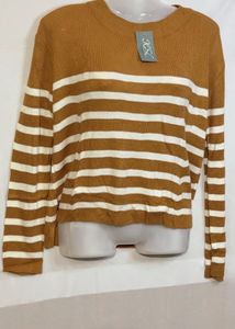 Striped Knit Sweater