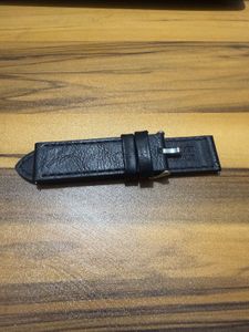Black Leather Watch Strap