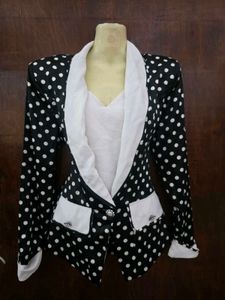 vintage Polka Dot Blazer