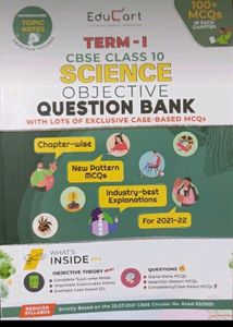 Educart Class 10th QBank term 1