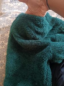 Fuzzy Green Lounge Pants