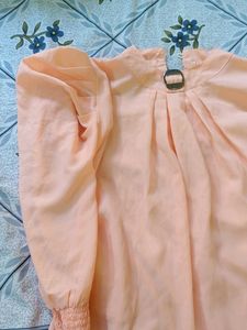 COMBO- SkinnyJeans And Puffed Sleeves Top ForWomen