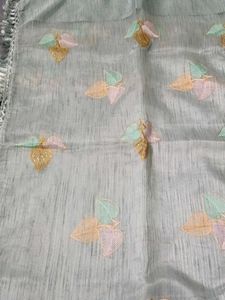Sage Green Silk Blouse