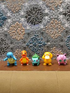 Cartoon Character 5 Piece Toy Action Figure