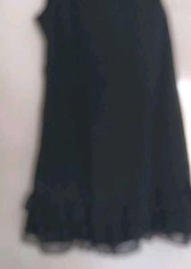 Coquette Black Dress