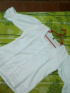 Western Women Chikan Net Top