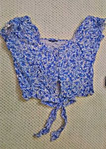 Koren Tie Up Crop Top
