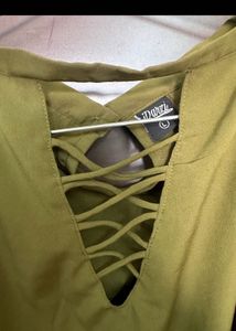 Olive Stylish Top
