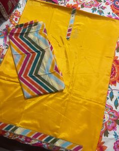 Yellow Kurta Set with Dupatta