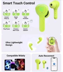 Wireless Earbuds - Green