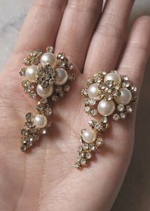 Flower Style Dangling Earring