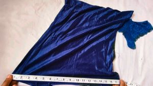 Navy Blue Nightyi &amp; Panty Set