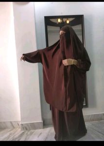 Jilbab Naqab With Nose Piece Freesize