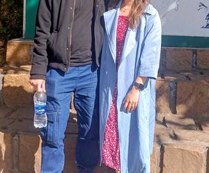 Baby Blue Long Overcoat