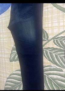Women Blue Jeans With Flare Bottom