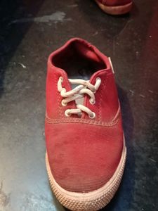 Kids Red Casual Shoes
