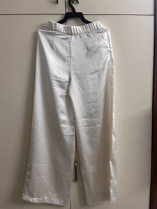 H&amp;M Satin Blend Trousers