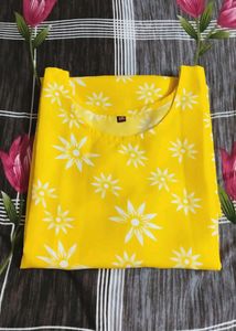 🆕 Beautiful Yellow 💛 Kurti It&#39;s Totally New