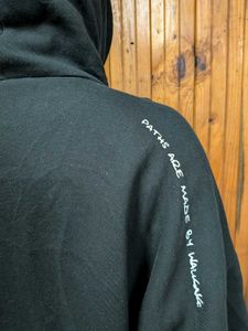 Black Graphic Hoodie