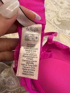 Lace Bras - Pink &amp; Purple, Size 32B (Set of 2)