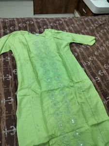 Pista Green 💚 Kurta