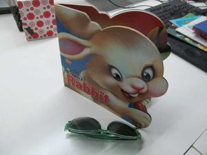 Who Am I - Rabbit , Board Book With Cut Out Pages