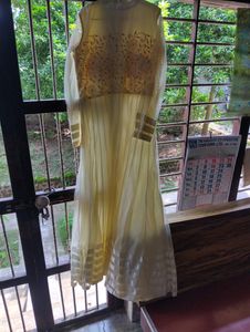 White Anarkali